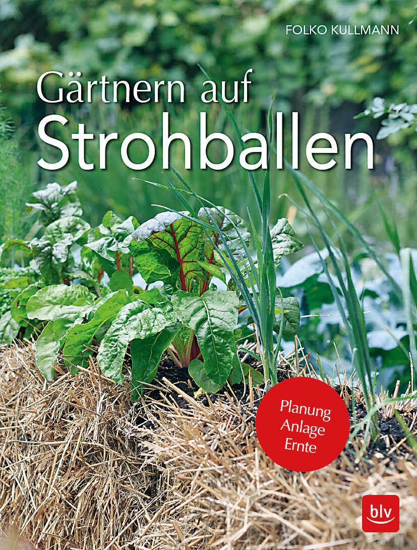Grtnern auf Strohballen