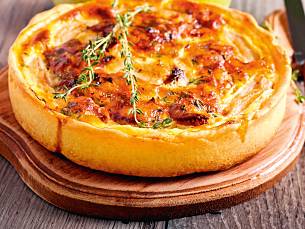 Möhren-Thymian-Quiche