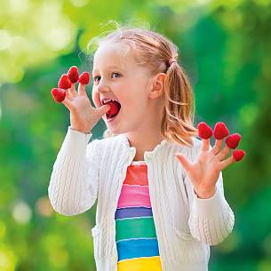 So aromatisch! Und so gesund! Himbeeren sind ­heimisches Superfood – und auch bei Kindern ein Hit!