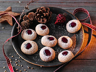 Engelsaugen, köstliches Gebäck zum 1. Advent