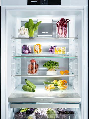 Besonders bei aufwendig isolierten Geräten der Energieeffizienzklasse A steht viel Platz für das Kühlgut zur Verfügung.