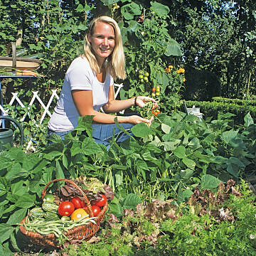 Reiche Ernte aus dem eigenen Garten – herrlich!