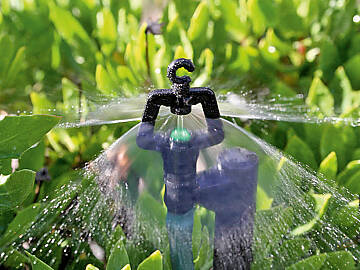 Regenmeister Gartenbewässerung mit dem Turbospray