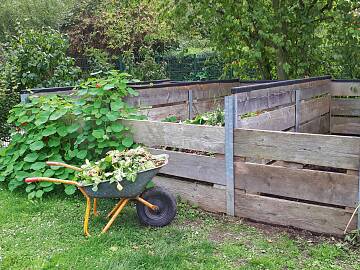 Kompost im Garten Bietet viel Lebensraum: der Kompost