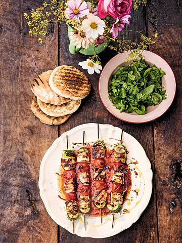 Vegetarische Spieße – gegrillt besonders aromatisch