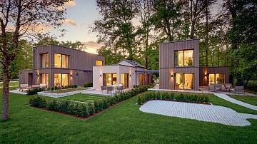 Moderne Fertighäuser