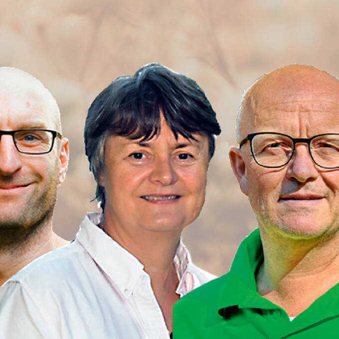 Das kompetente Team der Gartenberatung (v. l.): Philippe Dahlmann, Sven Görlitz, Roswitha Koch, Bundesgartenberater Martin Breidbach und Angela Maria Rudolf