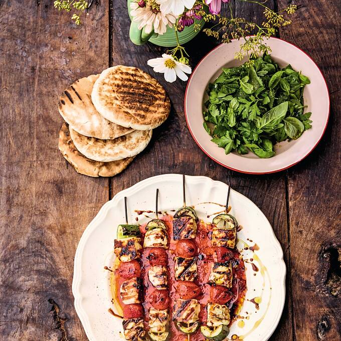 Vegetarische Spieße – gegrillt besonders aromatisch
